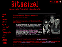 Tablet Screenshot of bitesize.net